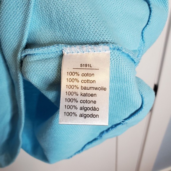 Lacoste 5 L Polo Shirt Men's Size Croc Alligator Logo Light Blue Short Sleeve - Picture 10 of 11